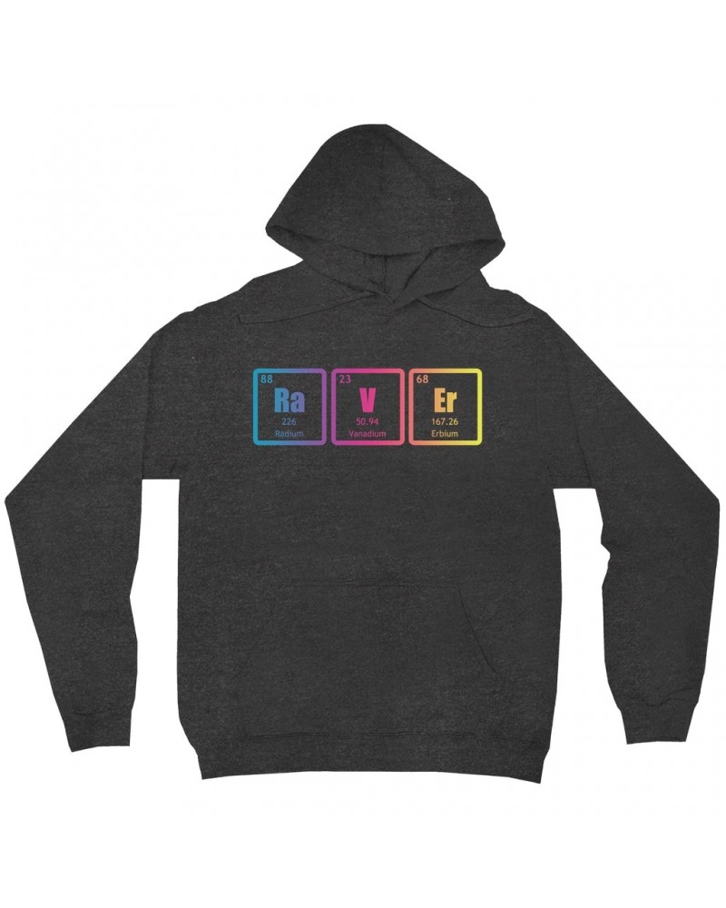 Music Life Hoodie | Raver Periodic Table Ombre Design Hoodie $13.82 Sweatshirts