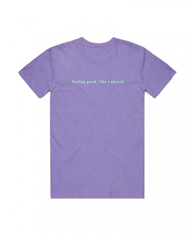 Surfaces Feeling Good Embroidered Tee - Violet $6.40 Shirts