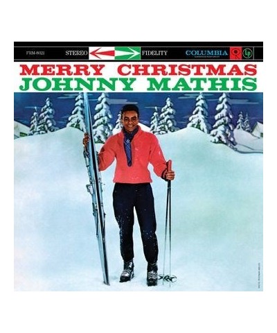 Johnny Mathis Merry Christmas Vinyl Record $9.91 Vinyl