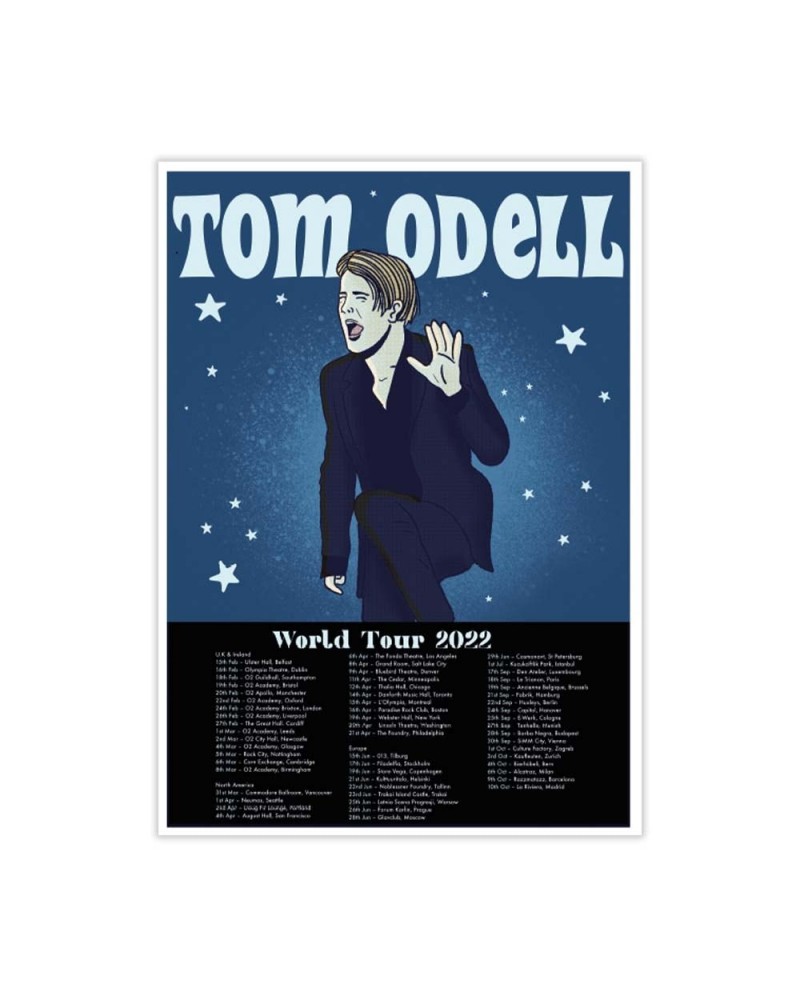 Tom Odell 2022 World Tour Poster 3 $6.79 Decor