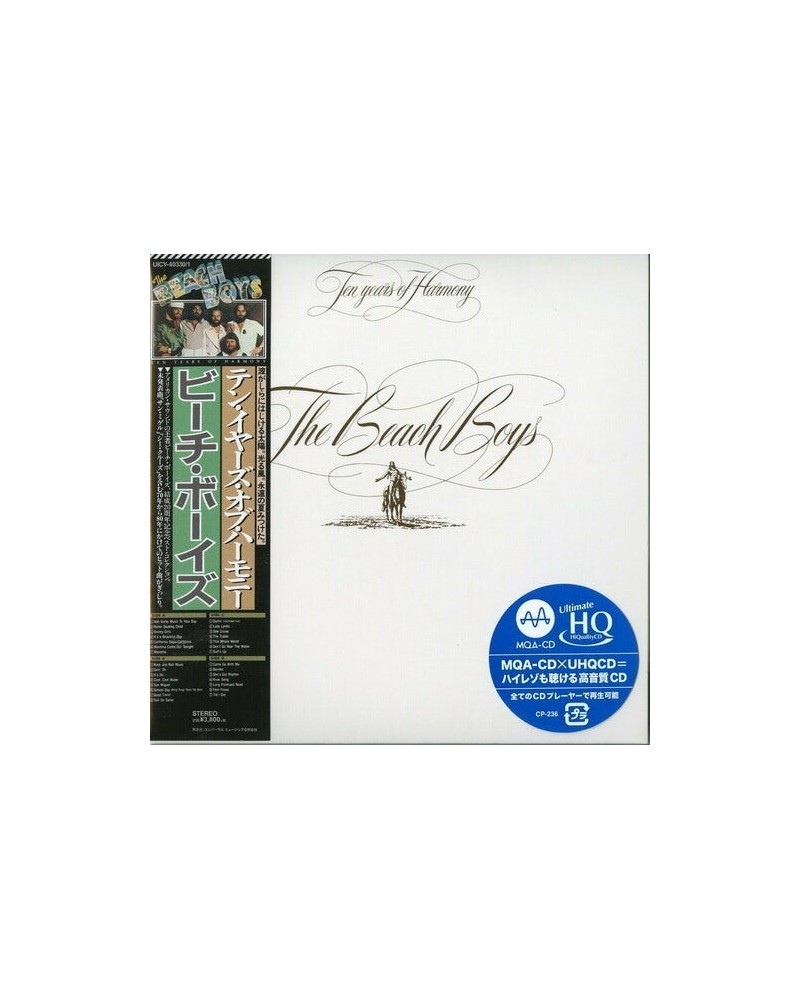 The Beach Boys TEN YEARS OF HARMONY CD $25.93 CD
