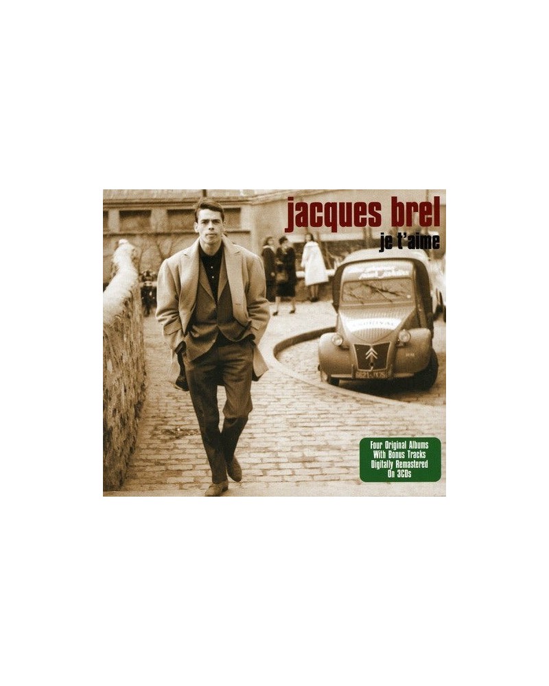 Jacques Brel JE TAIME CD $7.85 CD
