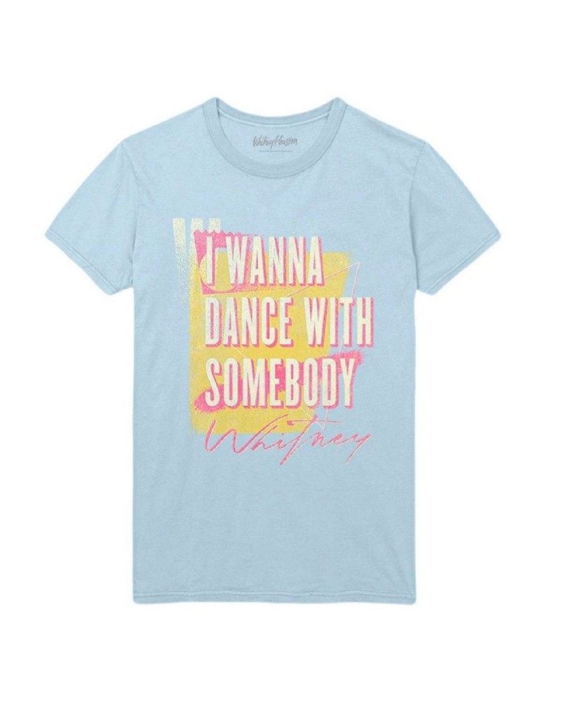 Whitney Houston I Wanna Dance Geometry T-Shirt $11.03 Shirts