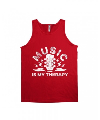 Music Life Unisex Tank Top | Music Is My Therapy Shirt $9.89 Shirts