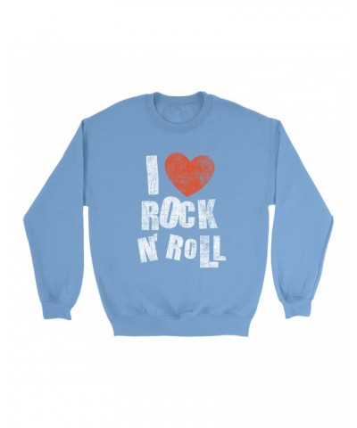 Music Life Colorful Sweatshirt | I Heart Rock n' Roll Sweatshirt $5.99 Sweatshirts