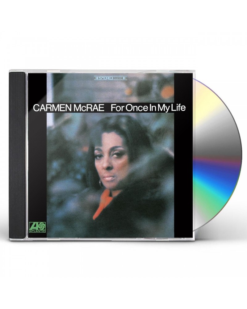 Carmen McRae FOR ONCE IN MY LIFE CD $11.96 CD