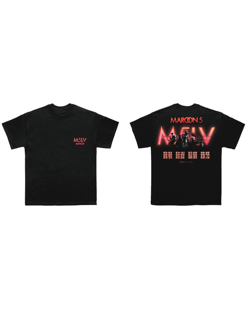 Maroon 5 M5LV Black Tee $6.92 Shirts