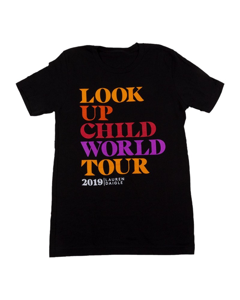 Lauren Daigle Black LUC World Tour T-shirt $8.77 Shirts