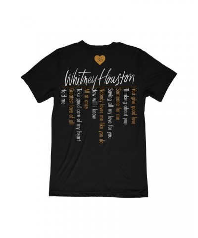 Whitney Houston Limited Edition 35th Anniversary Album Tee $9.18 Shirts