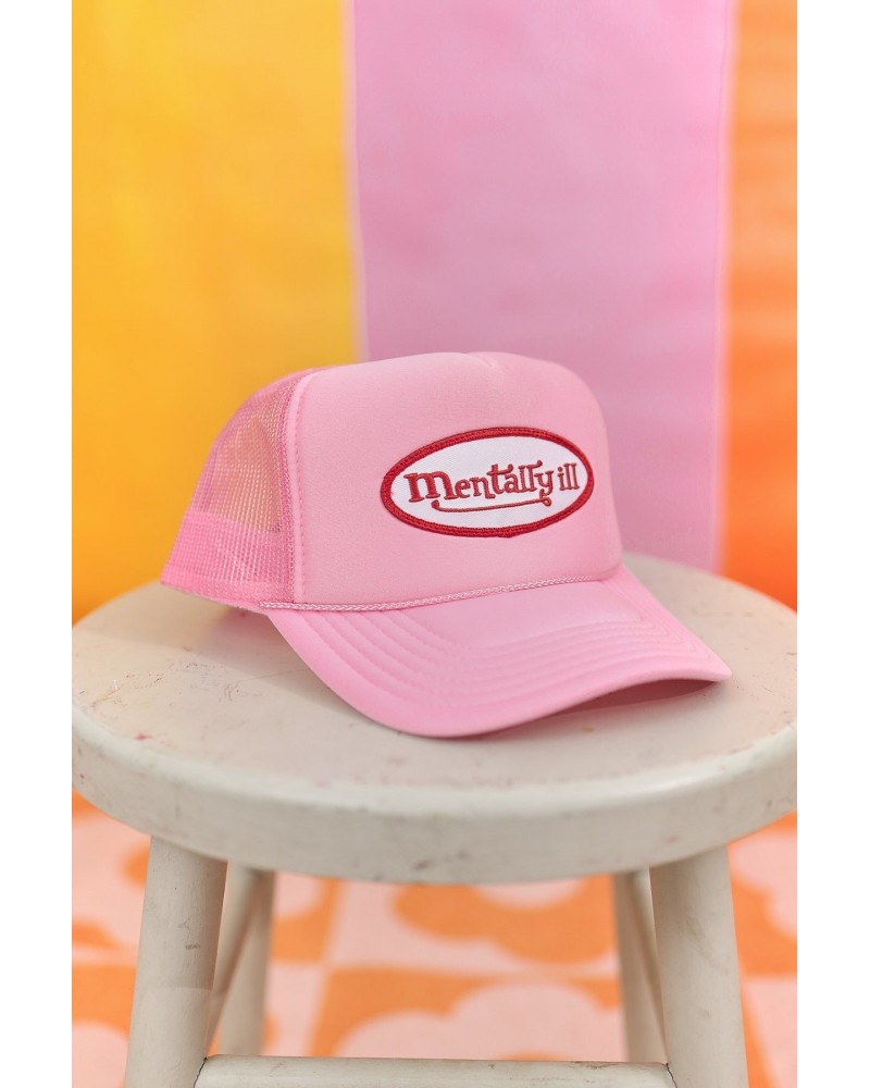 Aryia Mentally Ill Trucker Hat (Pink) $3.89 Hats