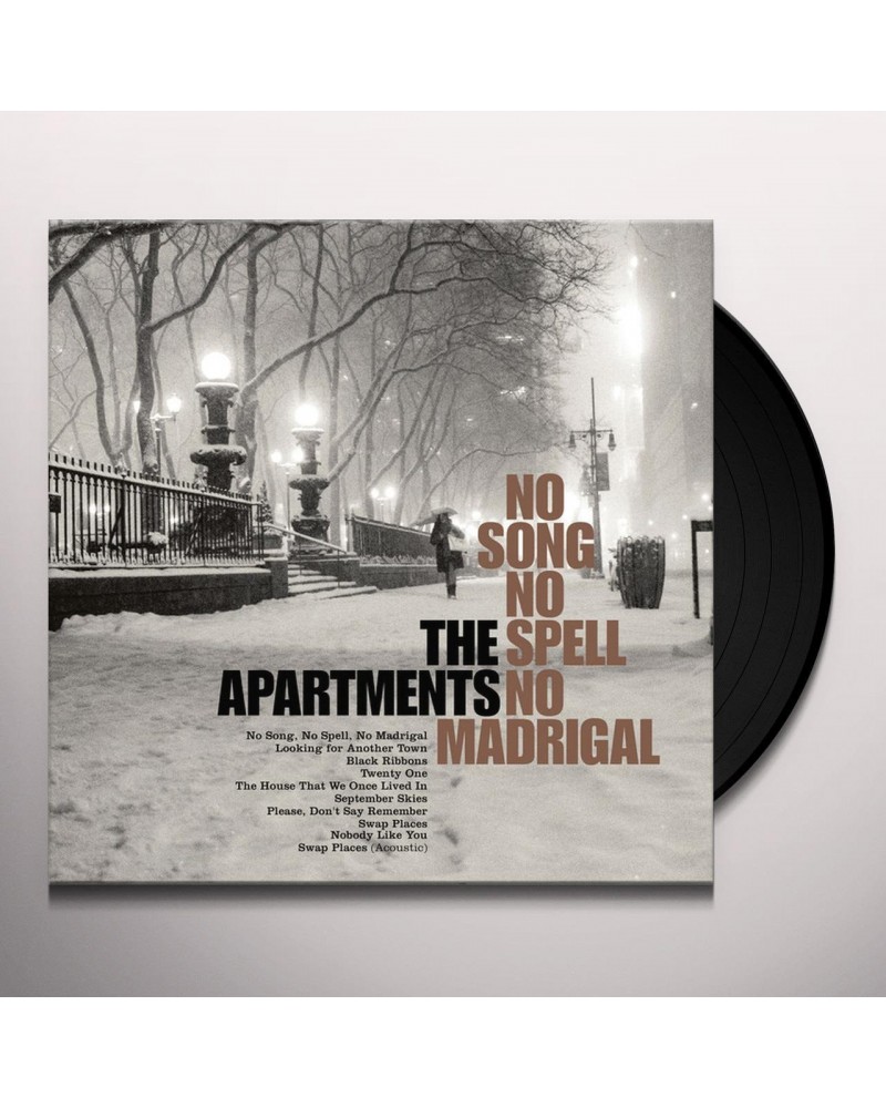 The Apartments NO SONG NO SPELL NO MADRIGAL Vinyl Record $8.92 Vinyl