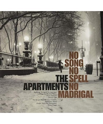 The Apartments NO SONG NO SPELL NO MADRIGAL Vinyl Record $8.92 Vinyl