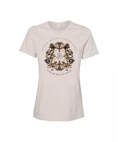 Sarah Brightman SB Circle Monogram Natural Ladies Tee $7.97 Shirts