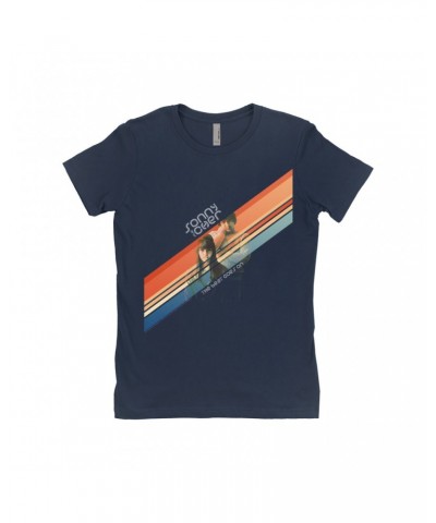 Sonny & Cher Ladies' Boyfriend T-Shirt | The Beat Goes On Retro Stripes Shirt $6.23 Shirts