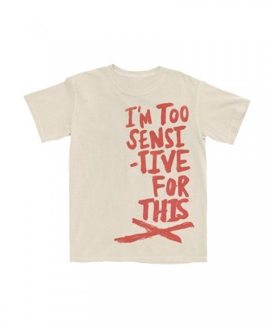 Hayley Kiyoko I'm Too Sensitive Natural T-Shirt $14.09 Shirts