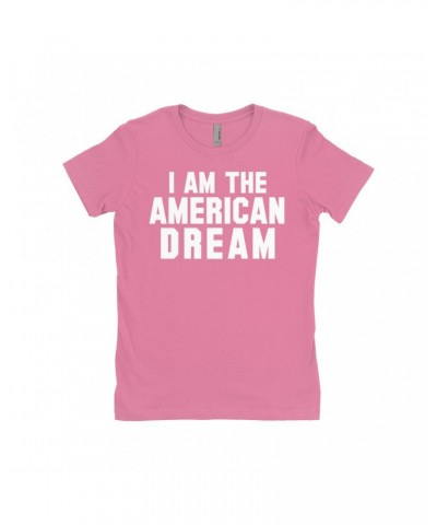 Britney Spears Ladies' Boyfriend T-Shirt | I Am The American Dream Worn By Shirt $9.67 Shirts