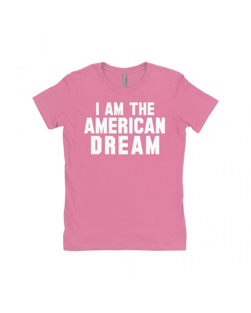 Britney Spears Ladies' Boyfriend T-Shirt | I Am The American Dream Worn By Shirt $9.67 Shirts