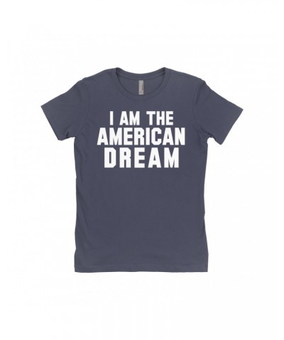 Britney Spears Ladies' Boyfriend T-Shirt | I Am The American Dream Worn By Shirt $9.67 Shirts