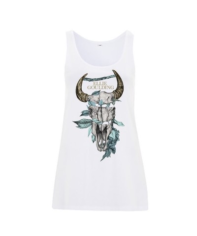 Ellie Goulding Skull Flower Ladies Tank $6.47 Shirts