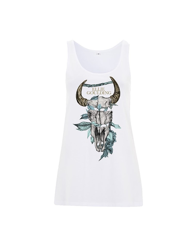 Ellie Goulding Skull Flower Ladies Tank $6.47 Shirts