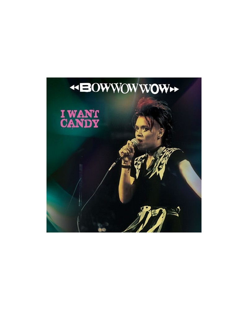 Bow Wow Wow I Want Candy Pink/Black Stripe Vinyl Record $9.63 Vinyl