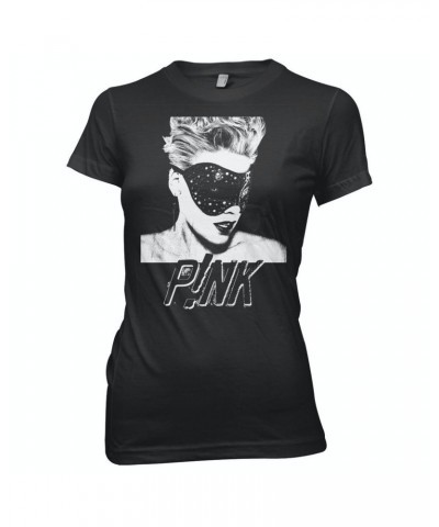 P!nk Masked Junior T-Shirt $7.58 Shirts