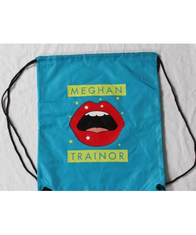 Meghan Trainor Drawstring Bag Aqua $12.39 Bags