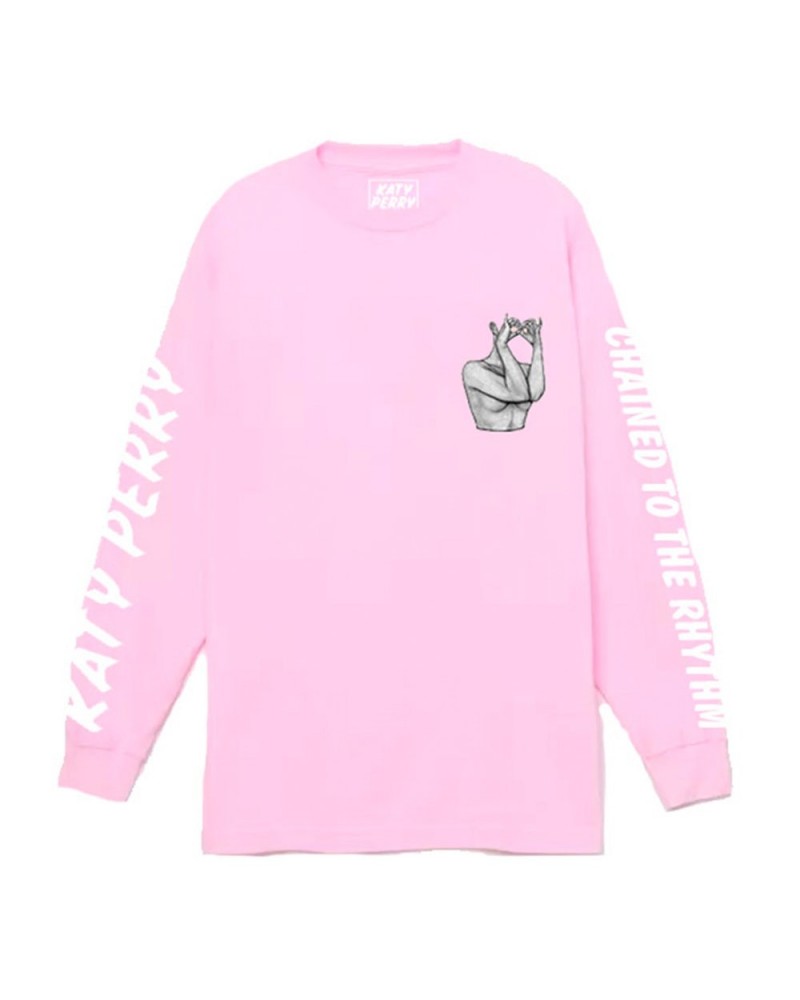 Katy Perry Chained Pink Long Sleeve T-shirt $8.39 Shirts