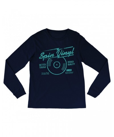 Music Life Long Sleeve Shirt | Spin Vinyl Shirt $2.37 Shirts