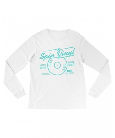 Music Life Long Sleeve Shirt | Spin Vinyl Shirt $2.37 Shirts
