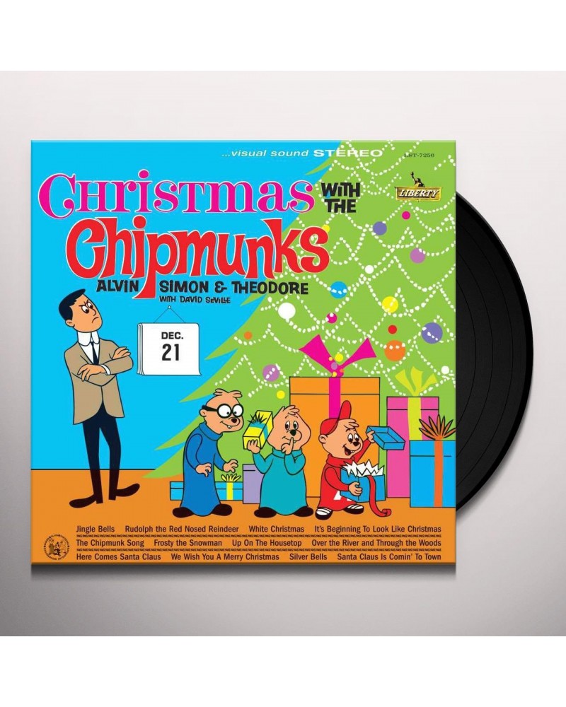 Alvin and the Chipmunks CHRISTMAS WITH THE CHIPMUNKS Vinyl Record $5.12 Vinyl