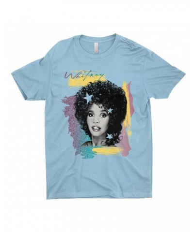 Whitney Houston T-Shirt | 1987 Colorful Design Shirt $18.37 Shirts
