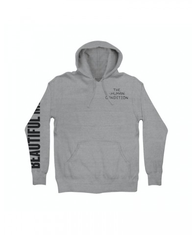 Jon Bellion Beautiful Mind Embroidered Heather Grey Pullover Hoodie $9.99 Sweatshirts