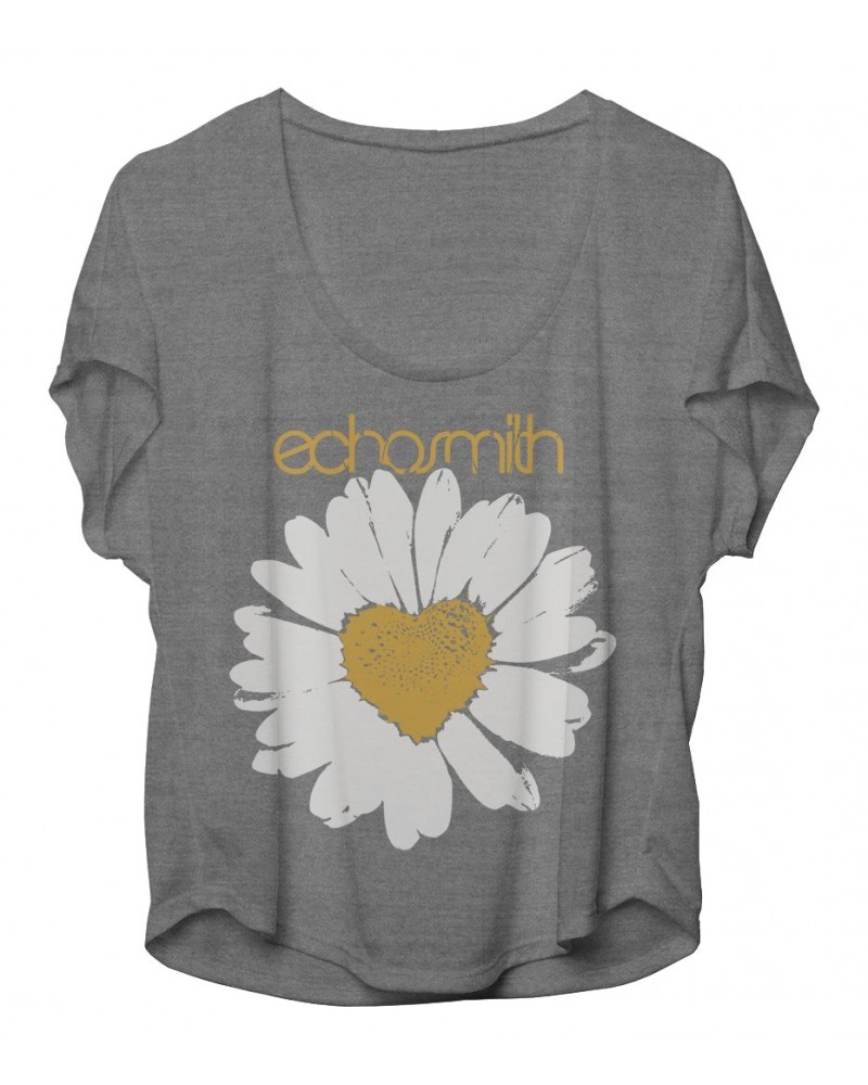 Echosmith Daisy Heart Flowy Fit Women's T-Shirt $9.44 Shirts