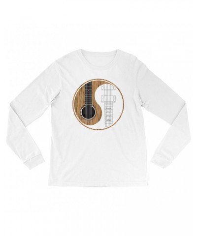 Music Life Long Sleeve Shirt | Guitar Yin-Yang Shirt $9.89 Shirts