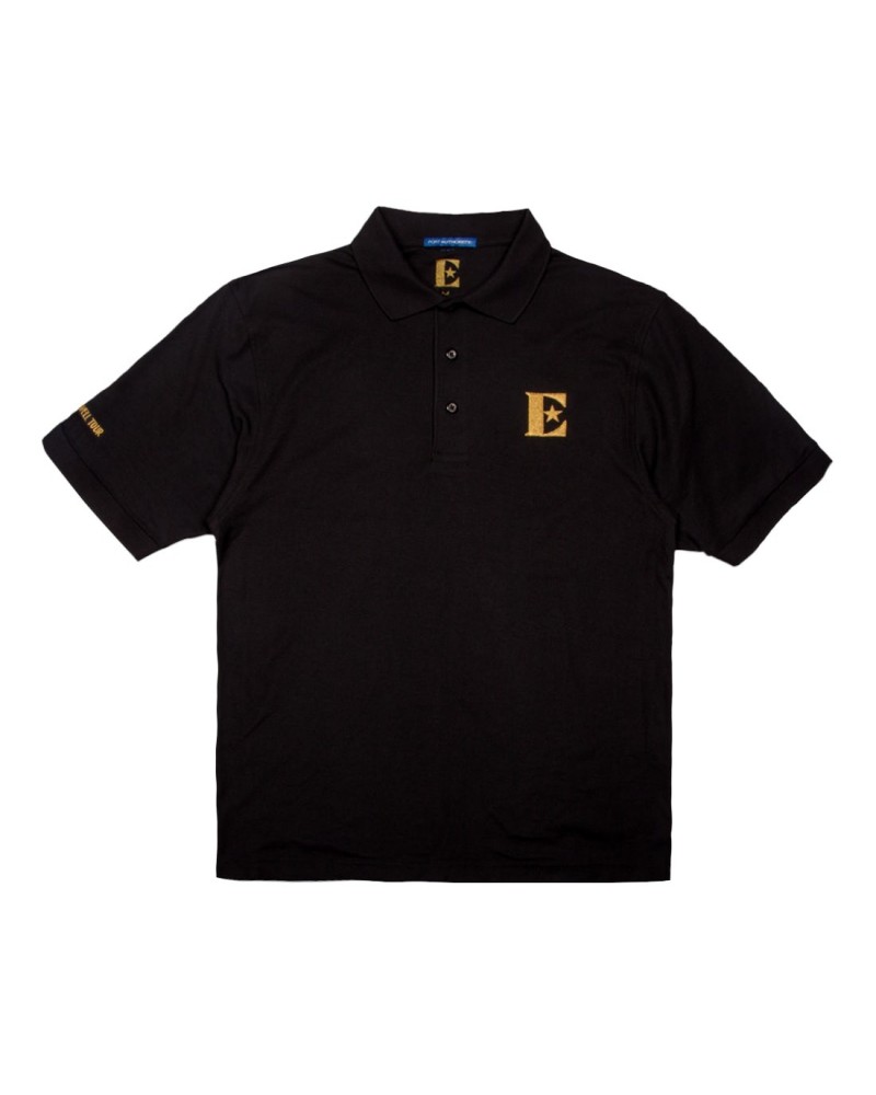 Elton John Gold Embroidered Polo Shirt $4.56 Shirts