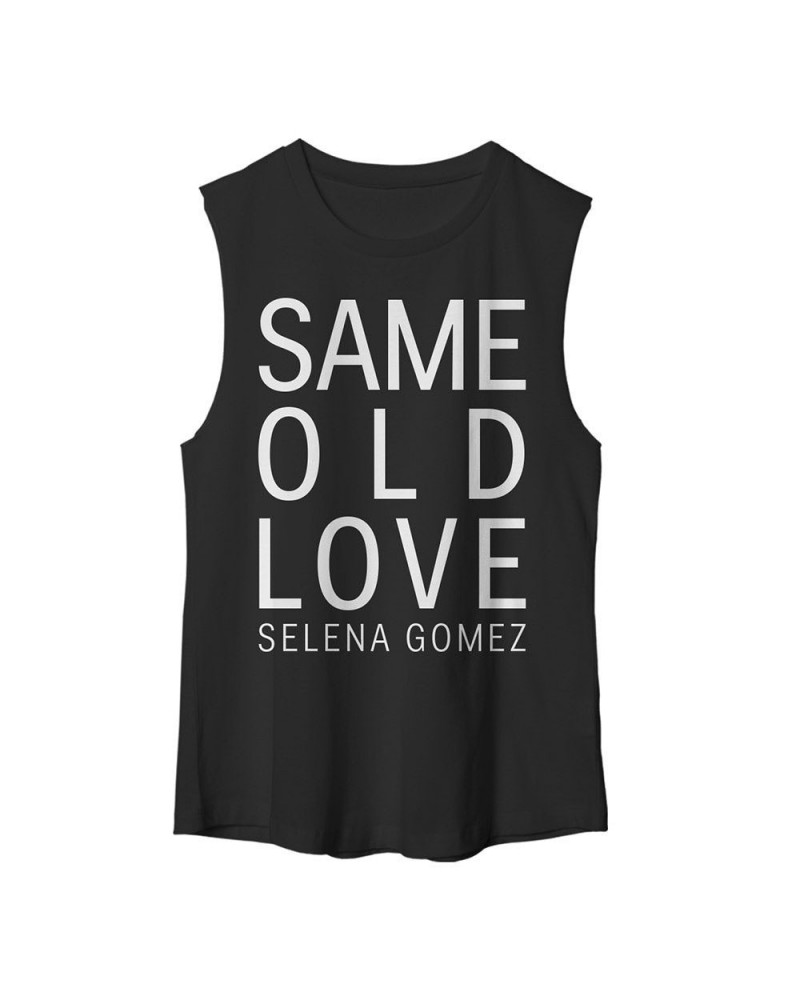 Selena Gomez Same Old Love Girl's Muscle Tee $7.09 Shirts