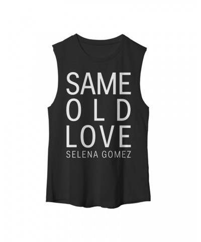 Selena Gomez Same Old Love Girl's Muscle Tee $7.09 Shirts
